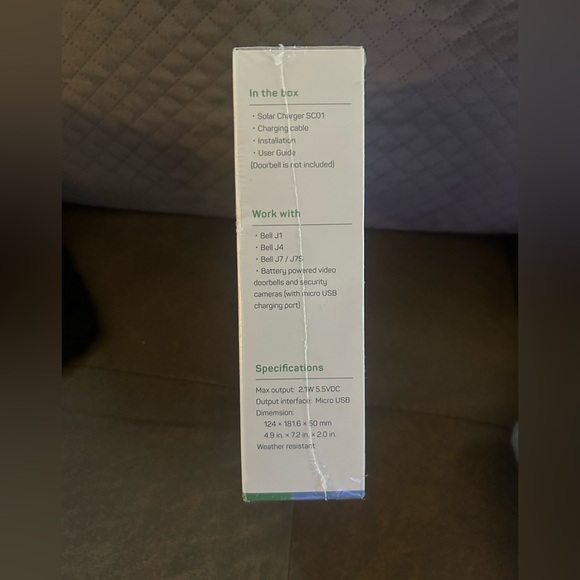 Waterproof & Continuous Charging Solar☀️Charger for Video Doorbell - Picture 4 of 10